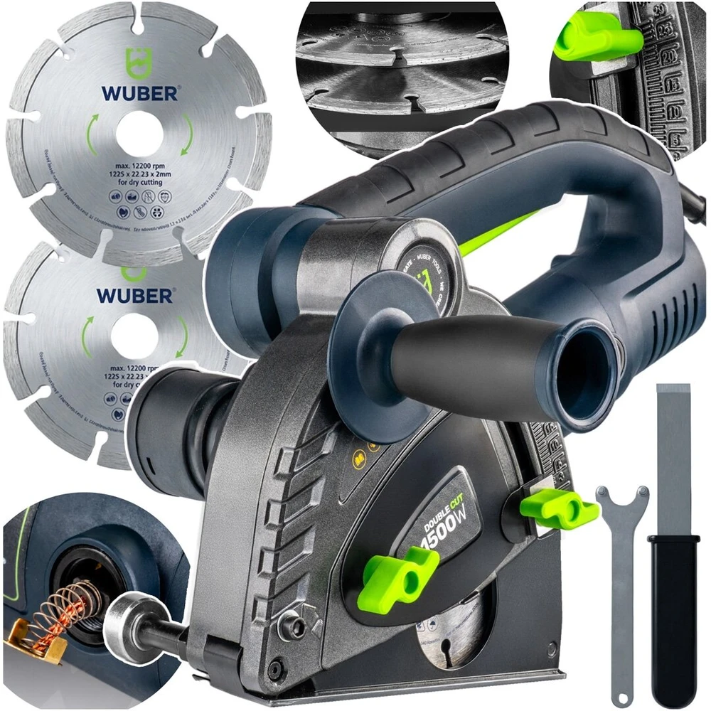 Mūro freza WUBER 1500W 8500aps/min