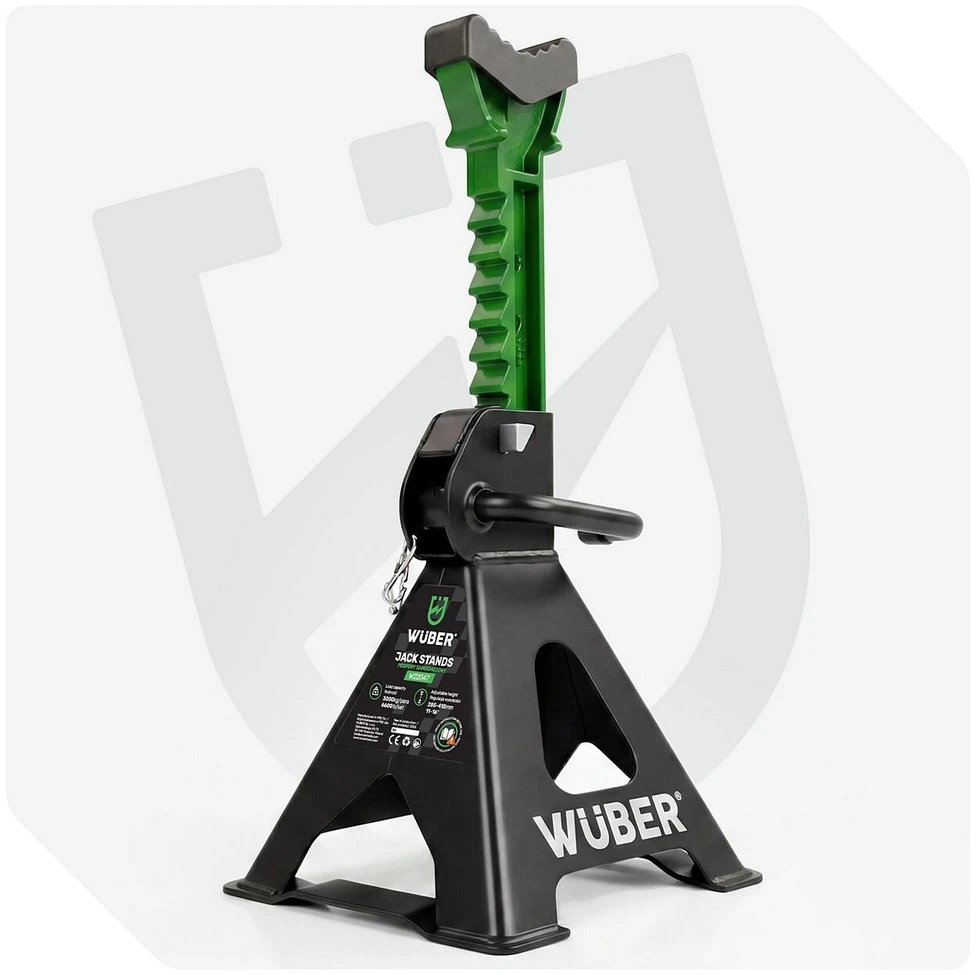 Pastatomas domkratas Wuber W22047, 3t, 285-415mm, 2 vnt.