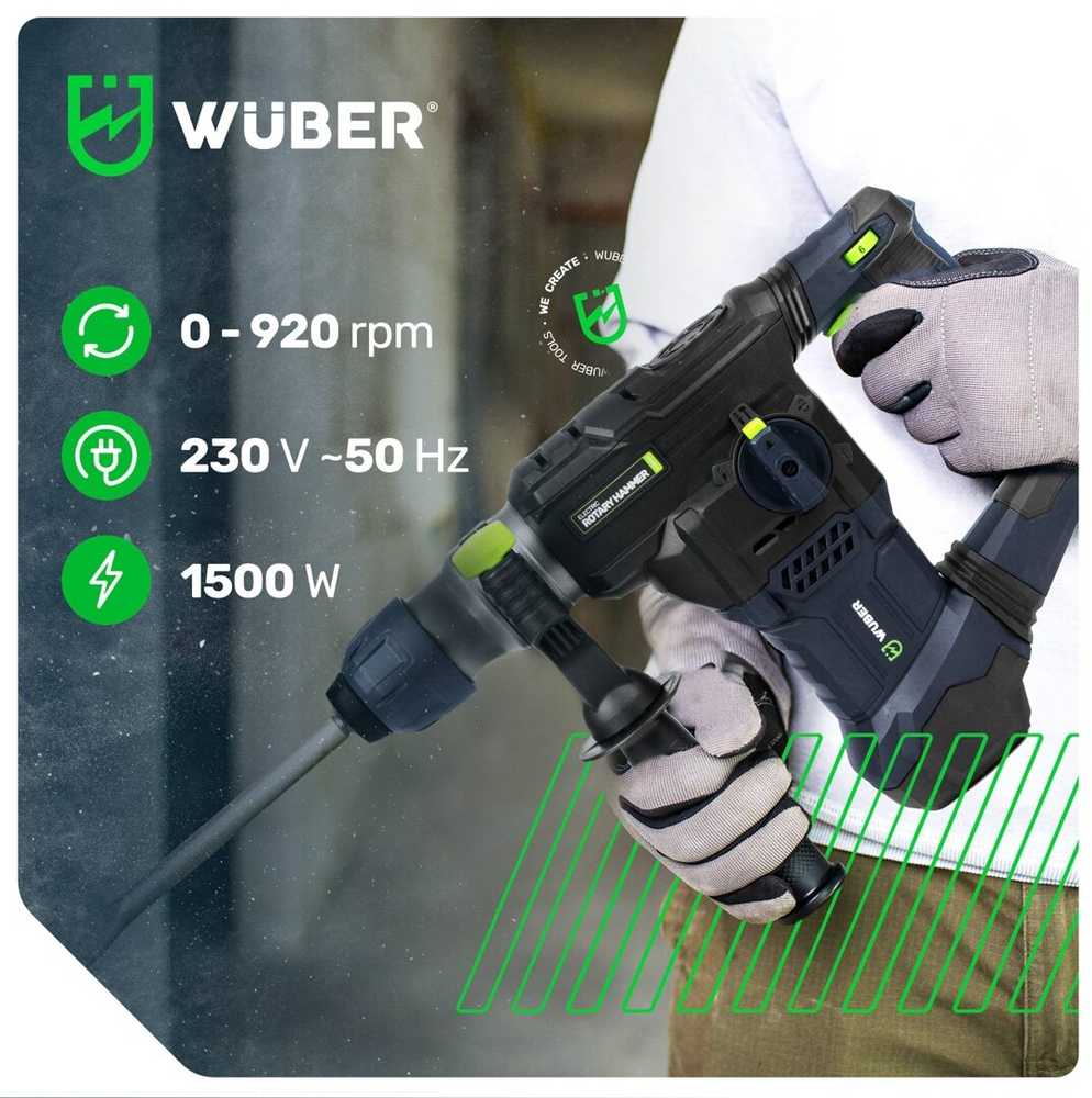 Perforatorius Wuber W28925, 1500 W, 6 J