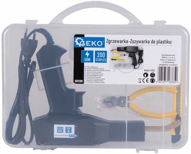 Plastiko suvirinimo pistoleto komplektas Geko 50W