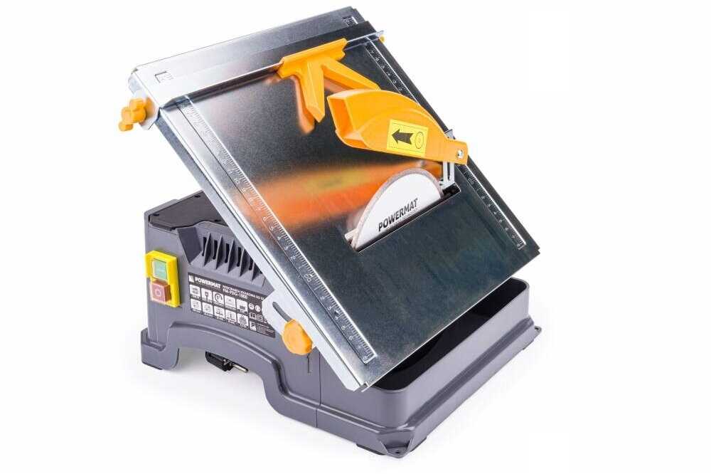 Plytelių pjovimo staklės POWERMAT 1800W, 180X22,2mm