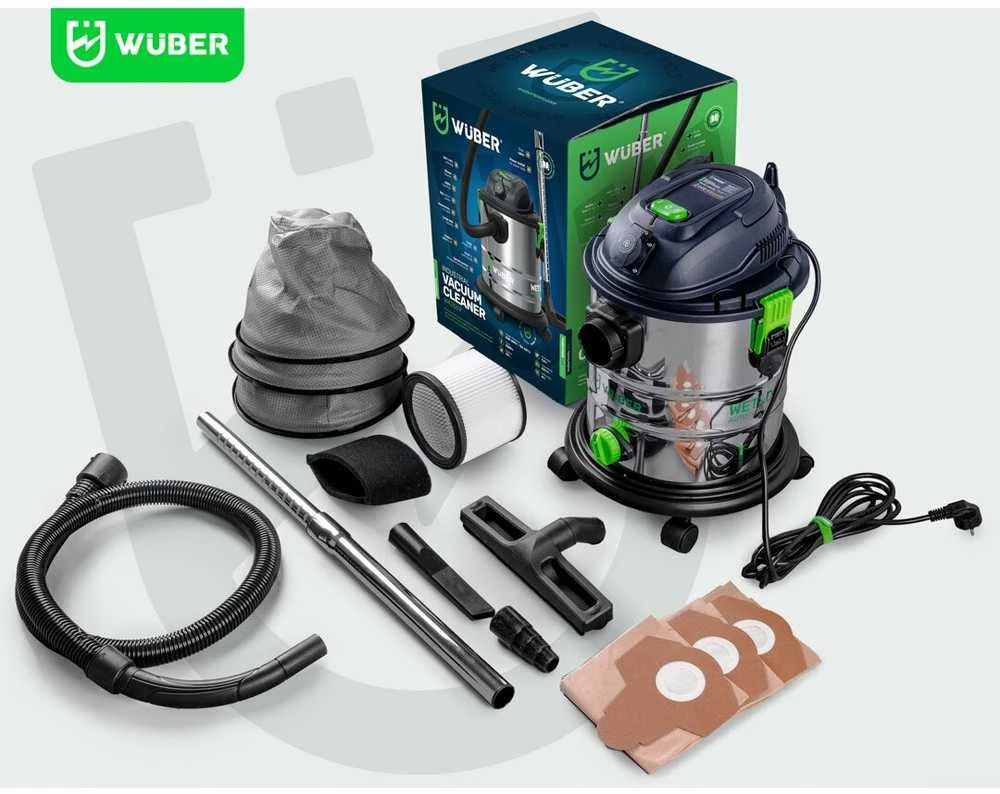 Pramoninis dulkių siurblys Wuber W42669, 20 L, 1200W