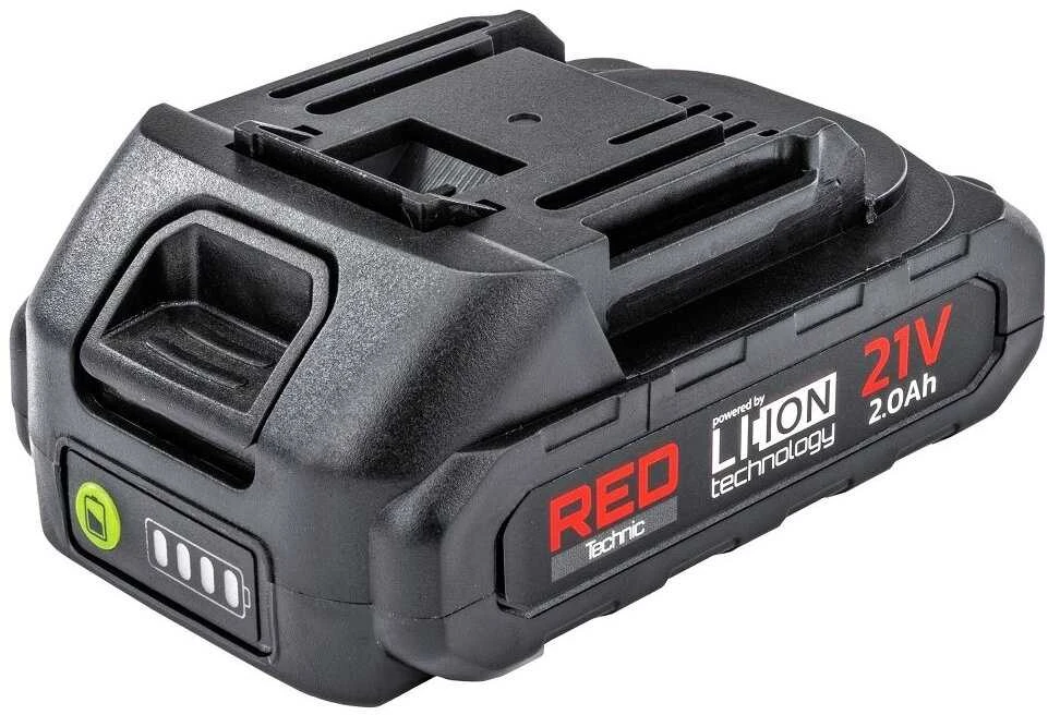 Red Technic Akumuliatorinis kampinis šlifuoklis Raudona Technic RTSZK0140, 21V Li-ion 125mm