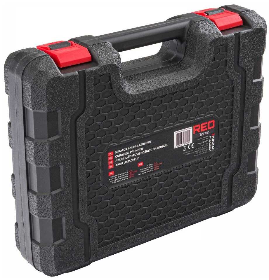 Red Technic Akumuliatorinis sekatorius Raudona Technic RTSA0063 20V
