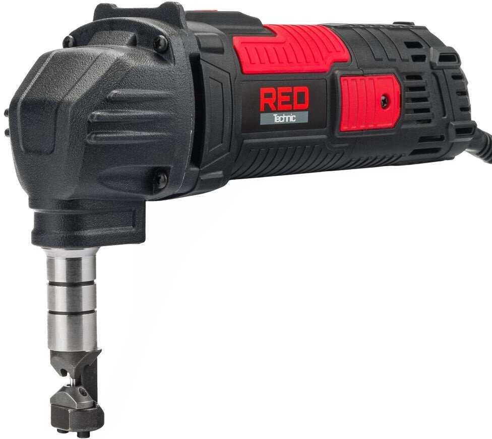 Red Technic Raudona Technic Elektrinės skardos žirklės Raudona Technic RTNSDB0014