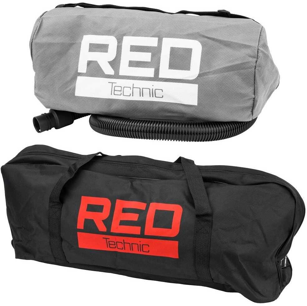 Red Technic Gipso šlifuoklis sienoms ir luboms, 2000W, su LED šviesa, teleskopine rankena, dulkių ištraukimu, gipso kartono šlifavimo mašina