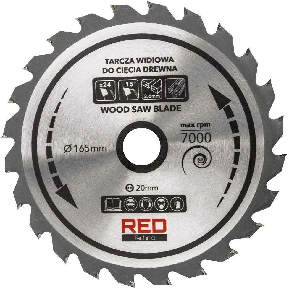 Red Technic Įgilinamasis diskinis pjūklas Raudona Technic RTPZ0129 2400W