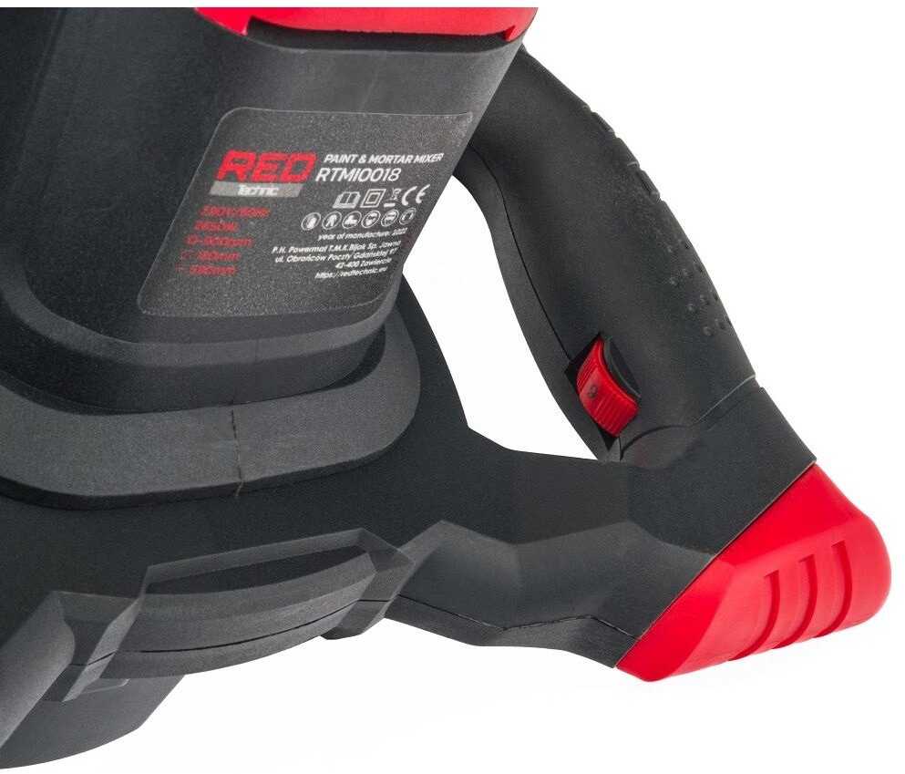 Statybinis maišytuvas 2650W Red Technic RTMI0018