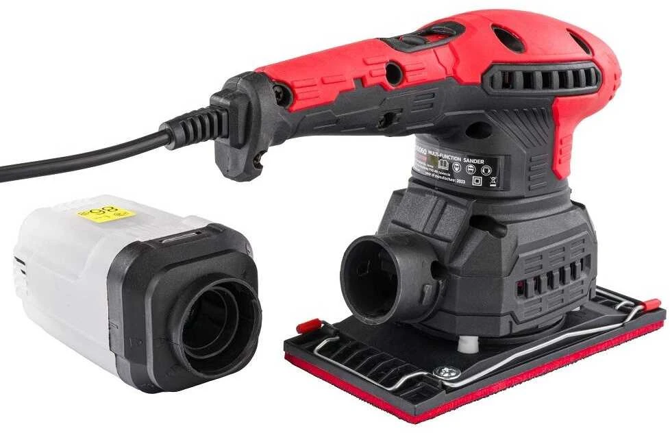Red Technic Raudona Technic Universalus 3in1 ekscentrinis šlifuoklis Raudona Technic RTSMO0060