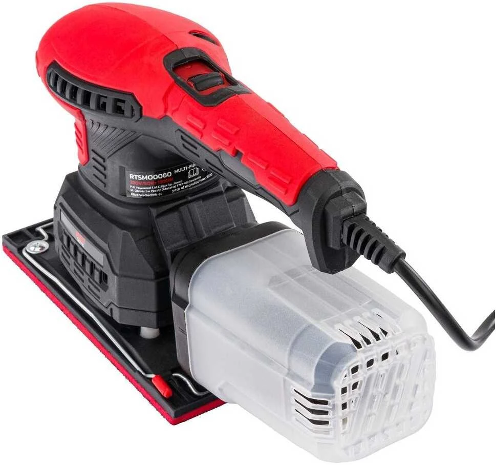 Red Technic Raudona Technic Universalus 3in1 ekscentrinis šlifuoklis Raudona Technic RTSMO0060