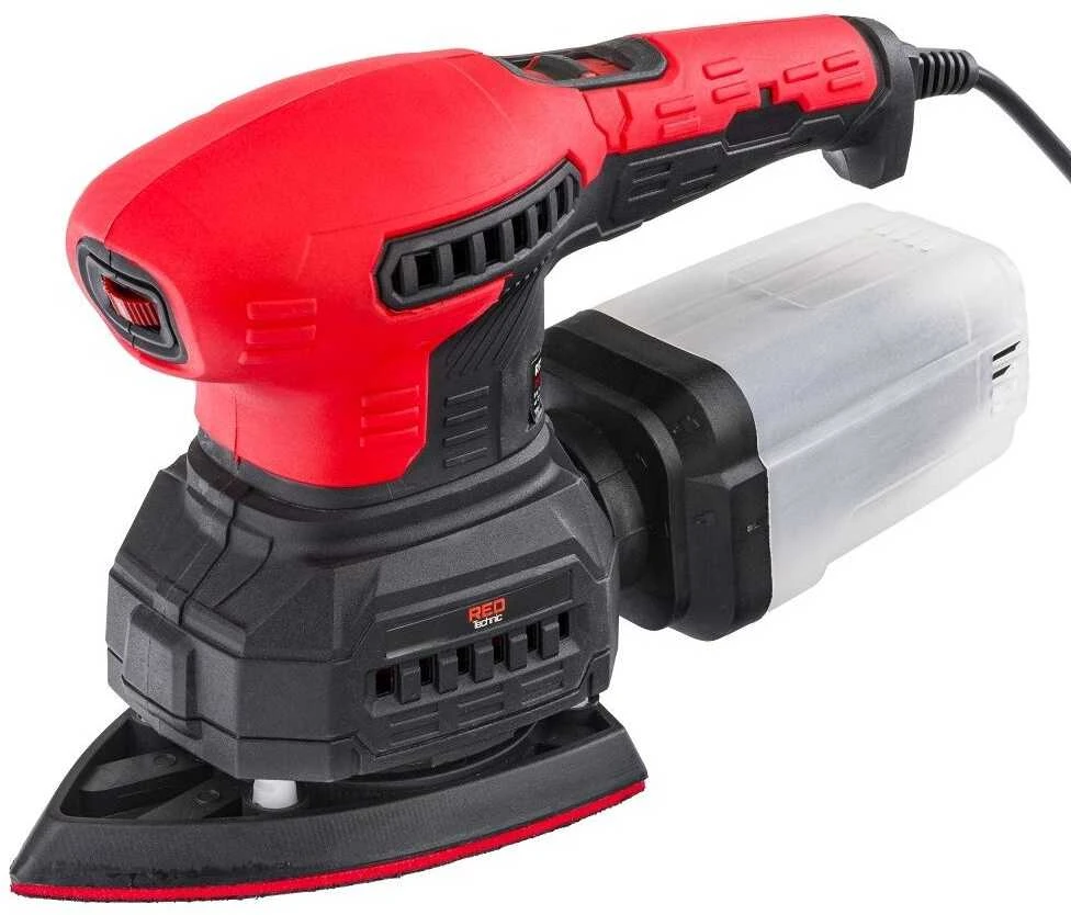 Red Technic Raudona Technic Universalus 3in1 ekscentrinis šlifuoklis Raudona Technic RTSMO0060