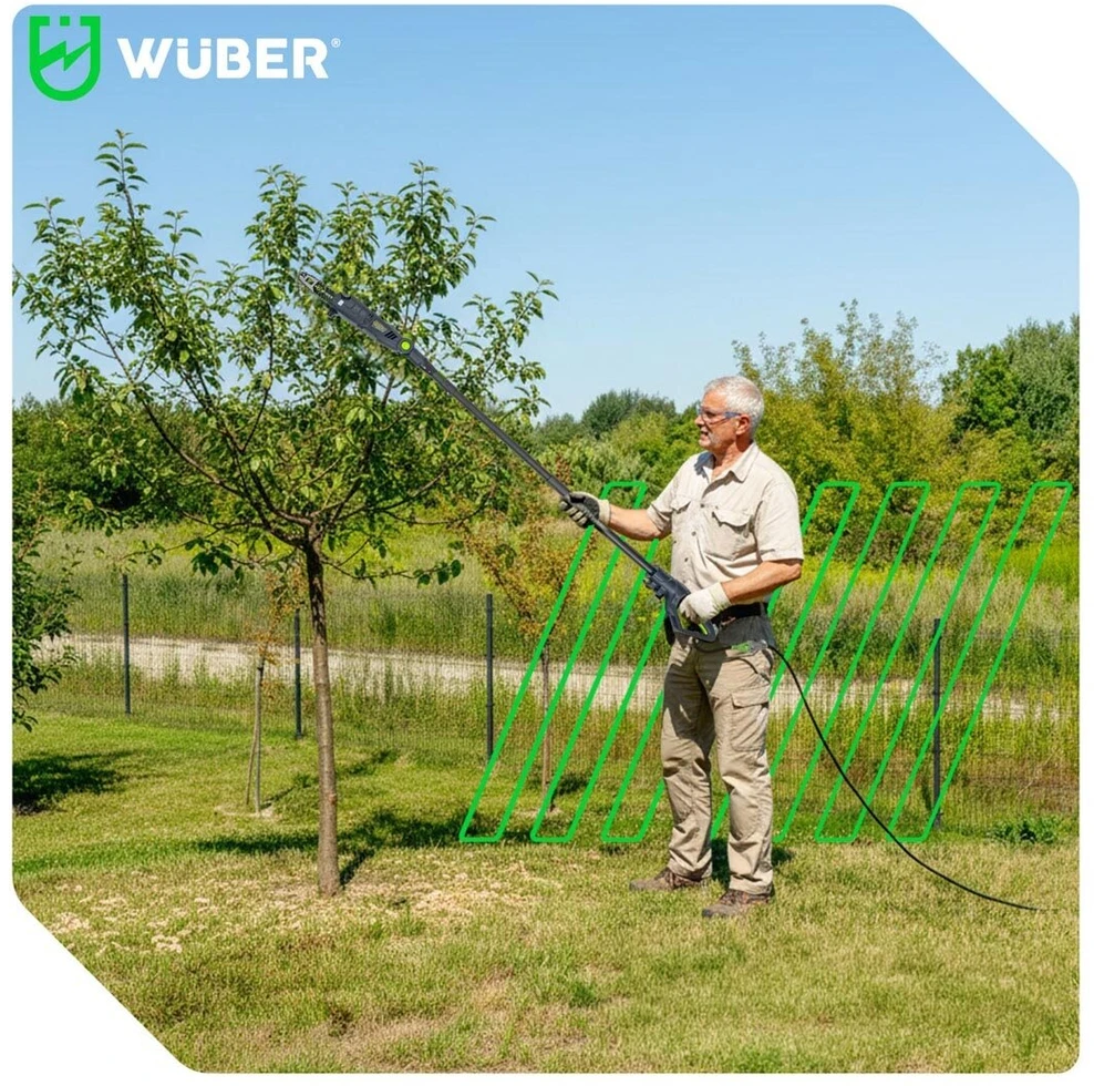 Šakų genėtuvas/aukštapjovė Wuber 750W