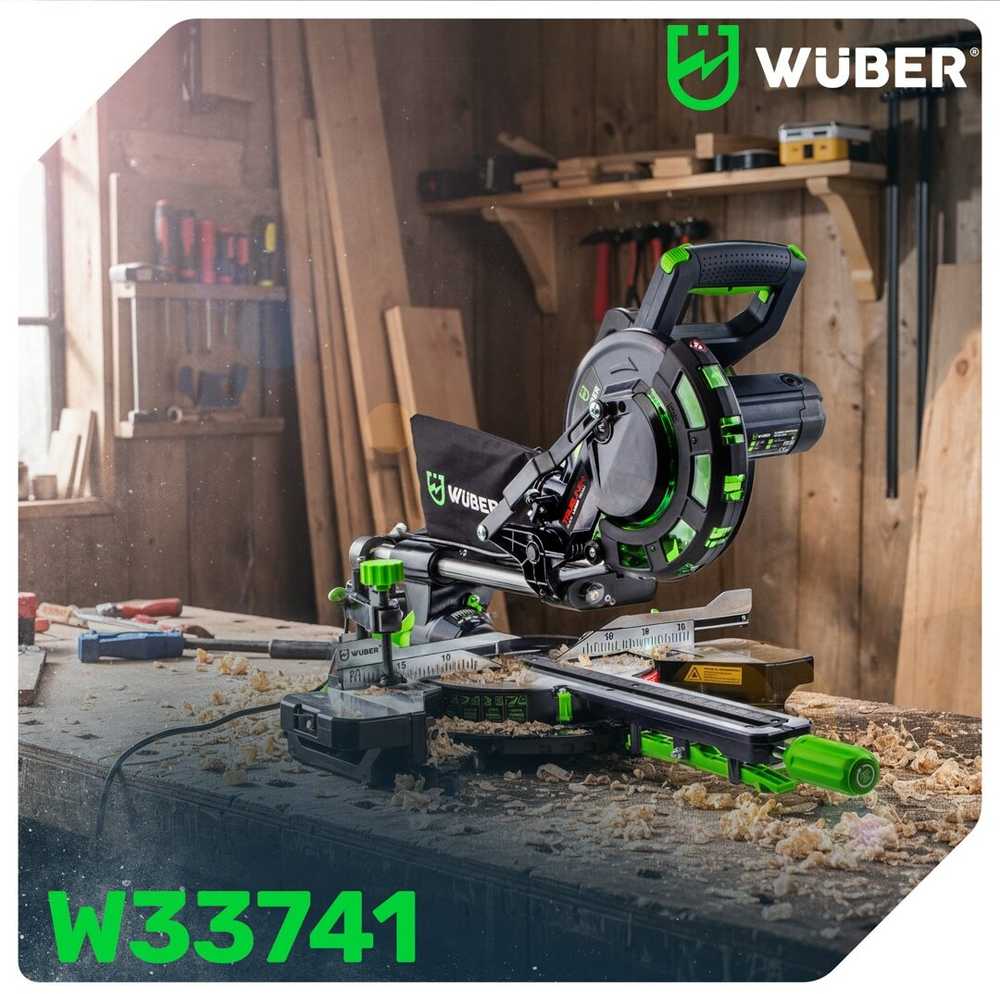 Skersinio pjovimo pjūklas Wuber W33741, 2000 W, 255mm