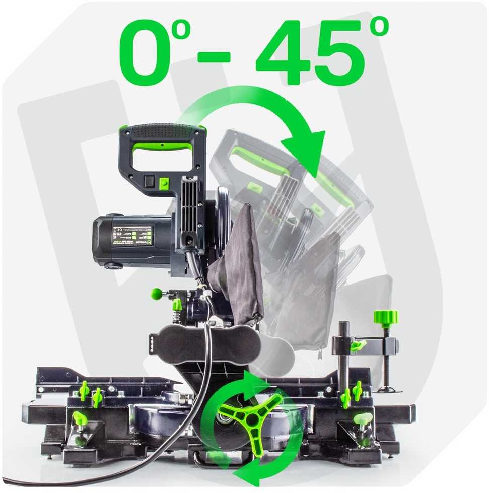 Skersinio pjovimo pjūklas Wuber W33741, 2000 W, 255mm