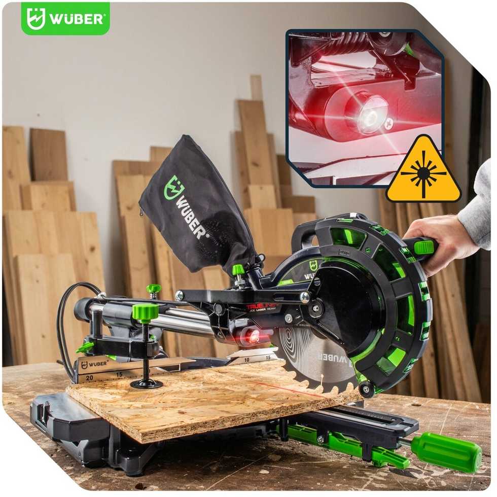 Skersinio pjovimo pjūklas Wuber W33741, 2000 W, 255mm