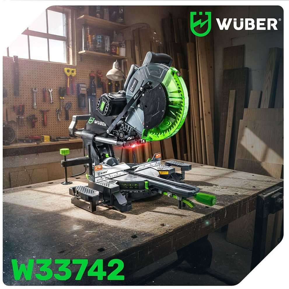 Skersinio pjovimo pjūklas Wuber W33742, 2000 W, 305 mm