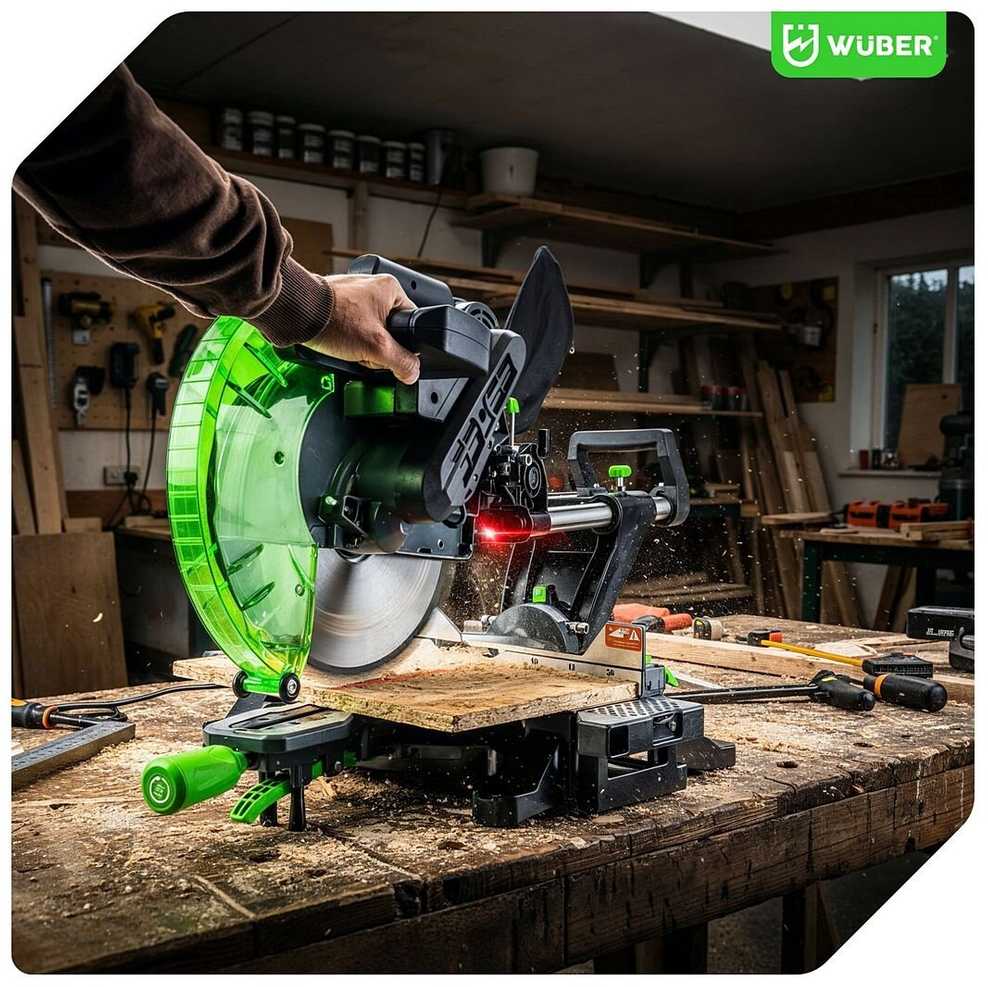 Skersinio pjovimo pjūklas Wuber W33742, 2000 W, 305 mm