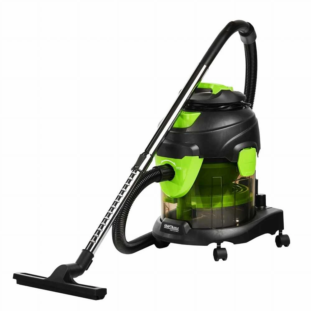 Šlapio/sauso valymo dulkių siurblys su vandens filtru Kraft & Dele KD5157