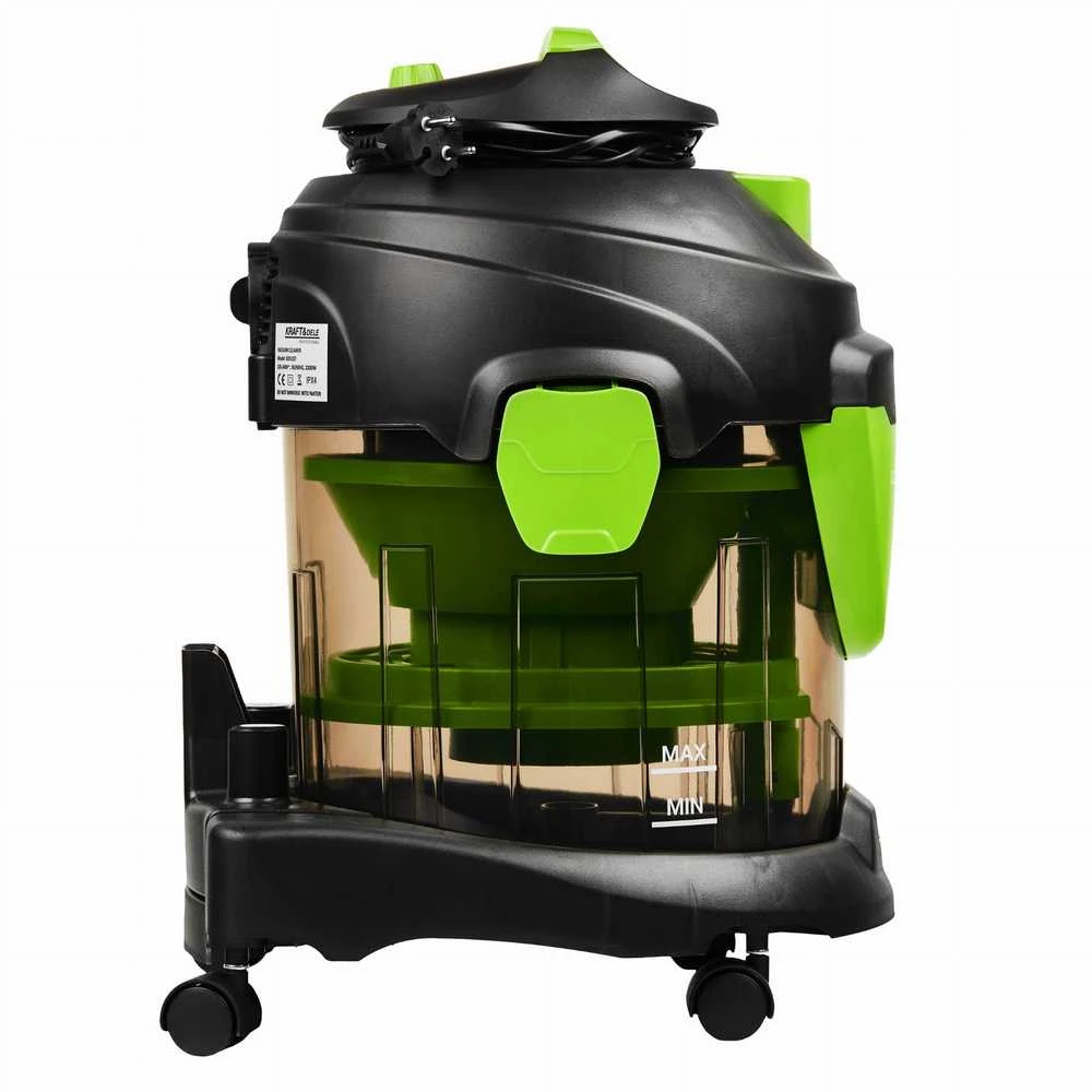 Šlapio/sauso valymo dulkių siurblys su vandens filtru Kraft & Dele KD5157