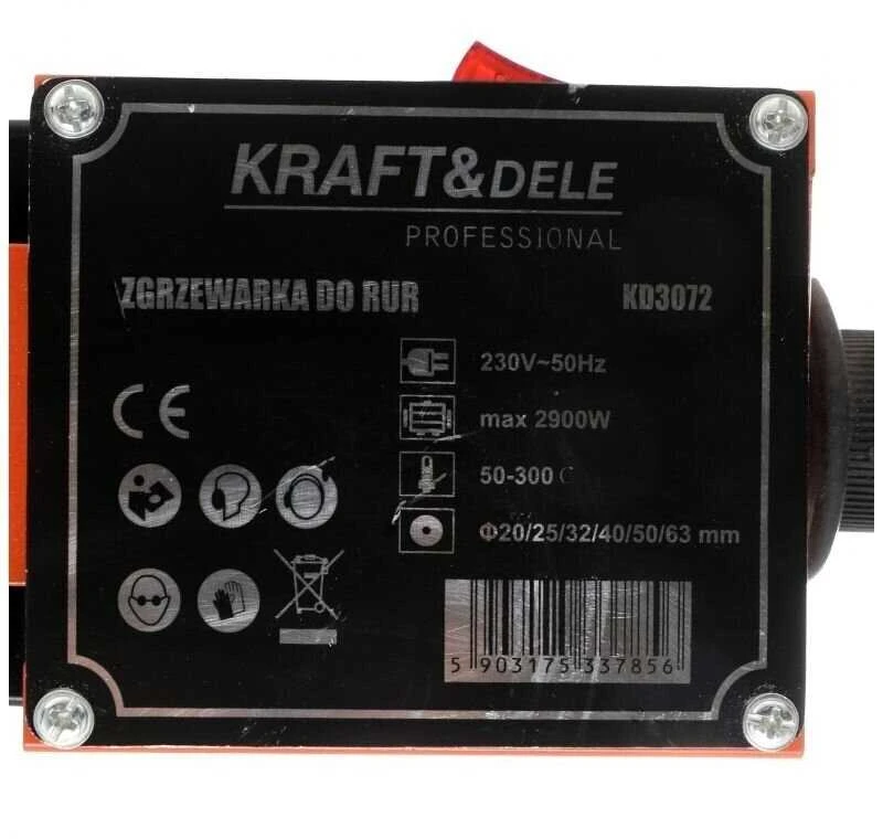 KRAFT & DELE Suvirinimo aparatas termoplasto vamzdžiams KRAFT&DELE 2900W