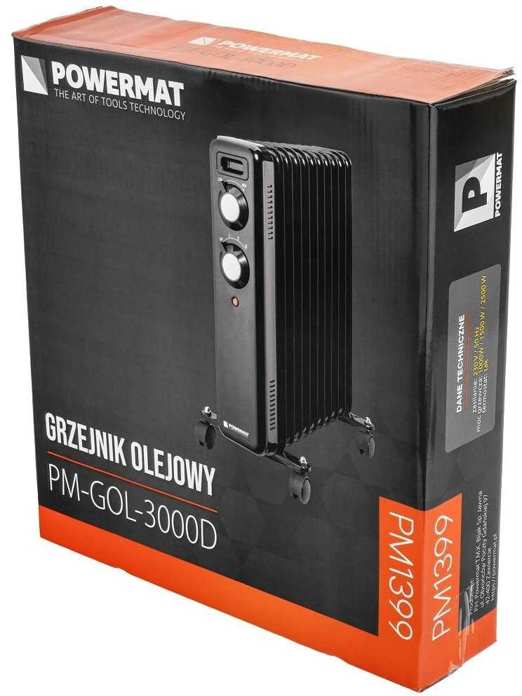 Tepalinis šildytuvas PowerMat PM1399, 2.5kW