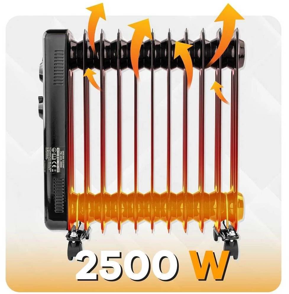 Tepalinis šildytuvas PowerMat PM1399, 2.5kW