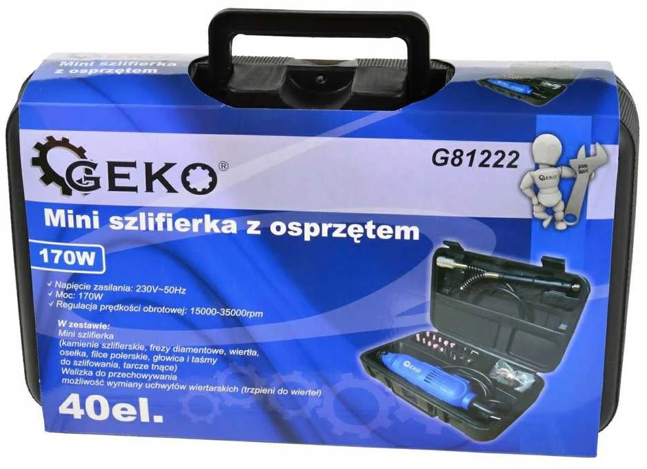 Universalus šlifuoklis/graviruoklis GEKO 170W