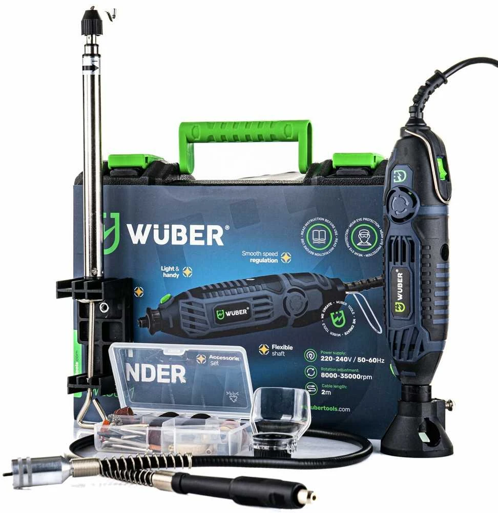 Universalus šlifuoklis/graviruoklis WUBER 200W