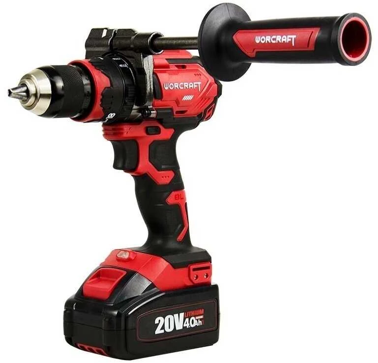 Worcraft Akumuliatorinis suktuvas-gręžtuvas su kalimu 20V LI-ION (XCUBE dėžė)