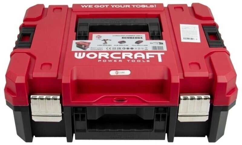 Worcraft Akumuliatorinis suktuvas-gręžtuvas su kalimu 20V LI-ION (XCUBE dėžė)