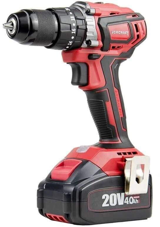 Worcraft Suktuvo ir kampinio šlifuoklio rinkinys 20V LI-ION (XCUBE dėžė)