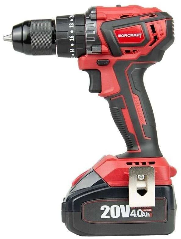 Worcraft Suktuvo ir kampinio šlifuoklio rinkinys 20V LI-ION (XCUBE dėžė)