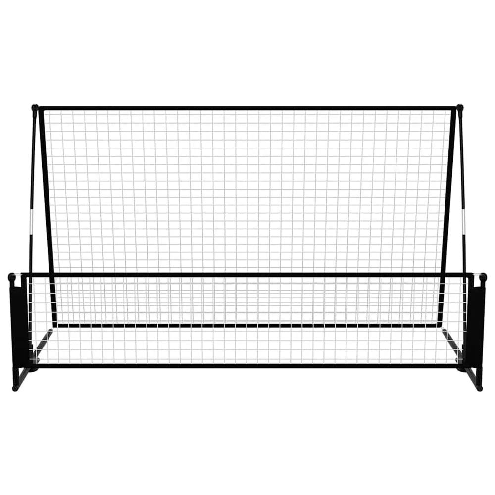 2-1 Futbolo vartai su atmušimo sienele, 202x104x120cm, plienas