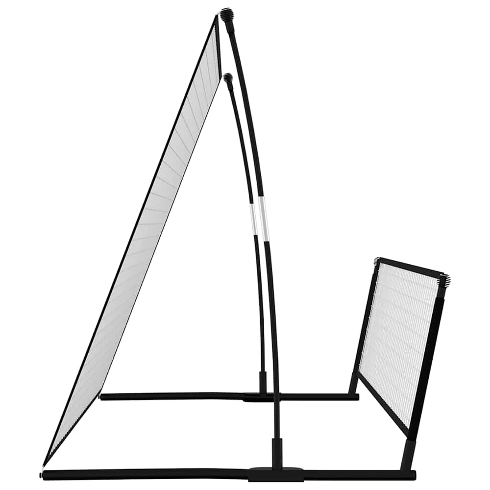 2-1 Futbolo vartai su atmušimo sienele, 202x104x120cm, plienas