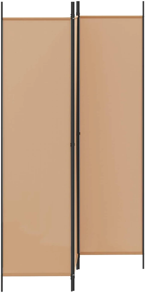 3-panelis kambario skirstytuvas Smėlio 150 x 200 cm Audinys
