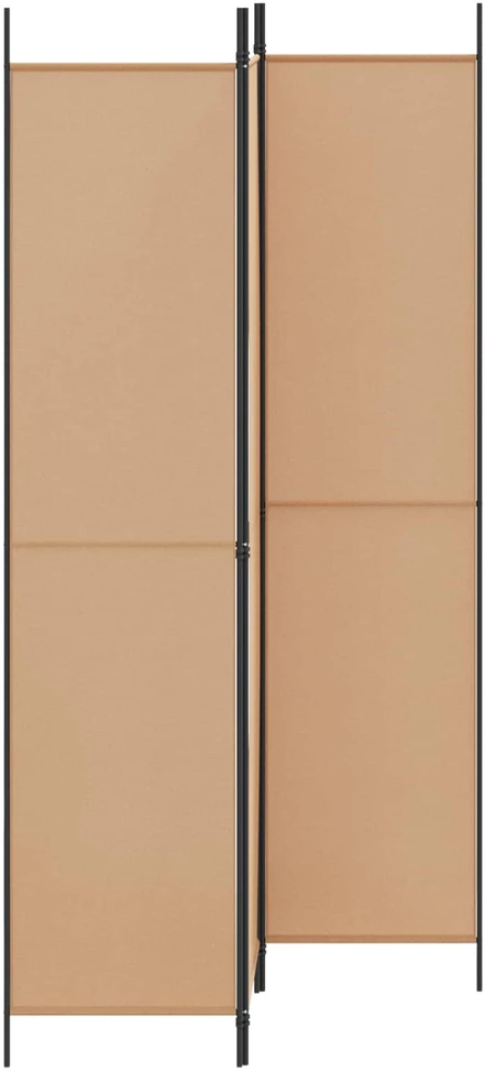 3-panelis kambario skirstytuvas Smėlio 150 x 220 cm Audinys