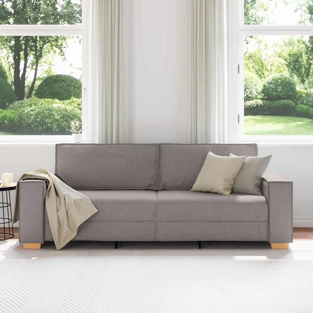 3-Vietis Sofa Taupe 220 cm audinys
