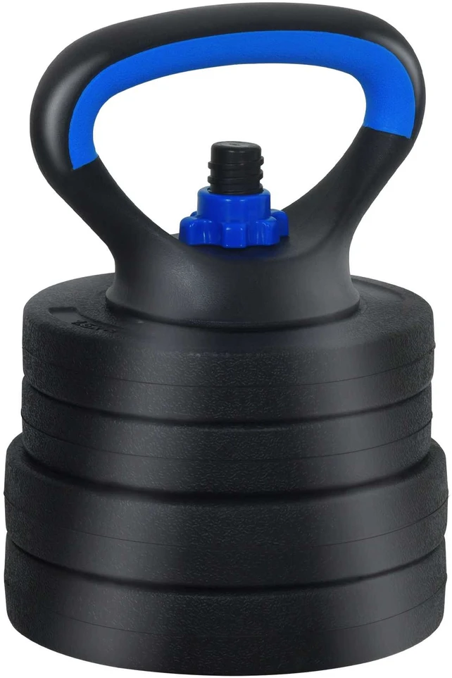 4-in-1 svorių rinkinys: hantelis, štanga, kestutis 20 kg