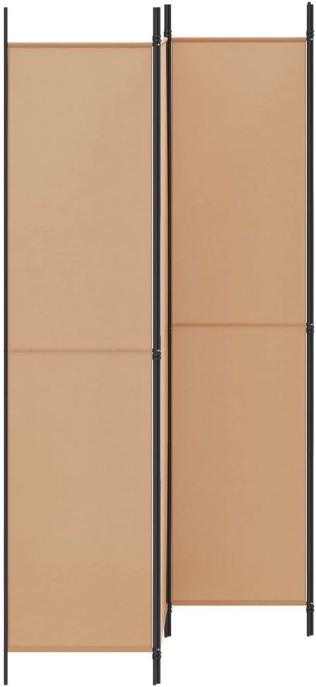 4-skydelis kambario skirstytuvas Smėlio 200 x 220 cm Audinys