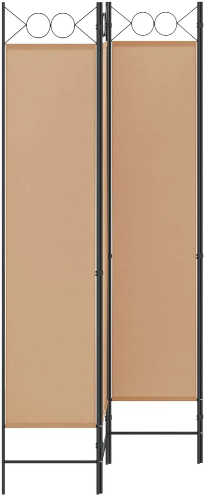 4-skydelis kambario skirstytuvas Smėlio 160 x 200 cm Audinys