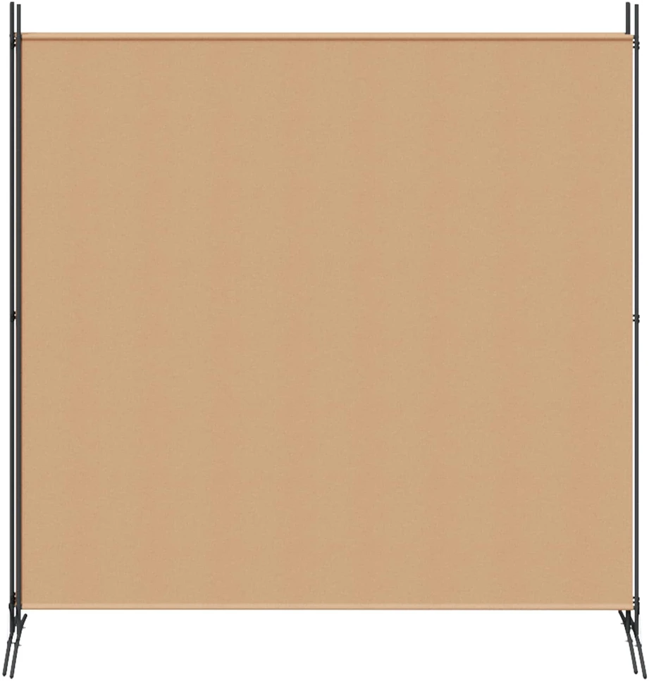 4-skydelis kambario skirstytuvas Smėlio 525 x 180 cm Audinys