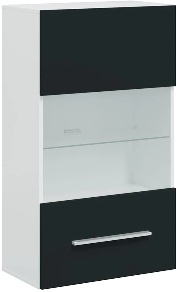 TV staliukas 5 dalių televizoriaus spintelės su LED apšvietimu, matinės indigo spalvos, inžinerinė mediena
