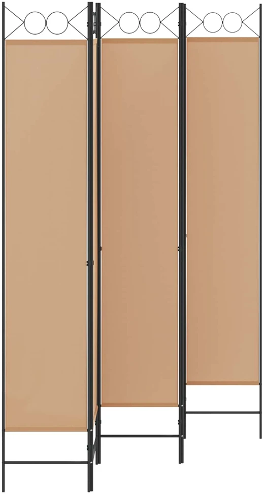 5-Panelis kambario skydas Smėlio 200 x 220 cm Audinys