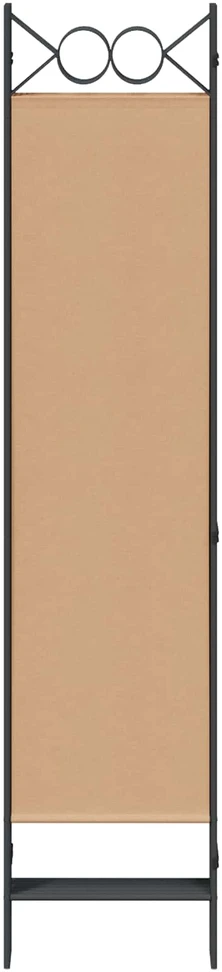 6-skydelio kambario pertvara Smėlio 240 x 180 cm Audinys