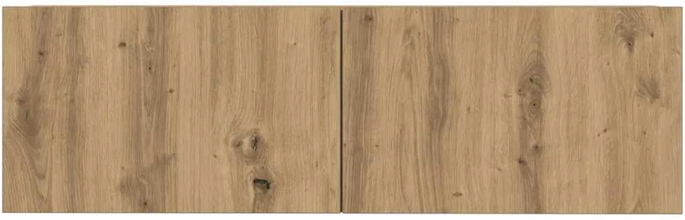 TV staliukas 7 dalių sieninis televizoriaus spintelės komplektas Artisan Oak