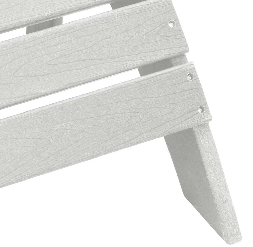 Adirondack kėdė Balta HDPE