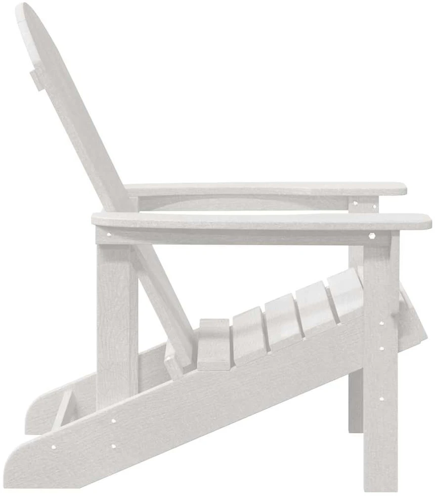 Adirondack kėdė Balta HDPE