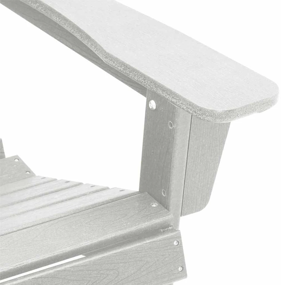 Adirondack kėdė Balta HDPE