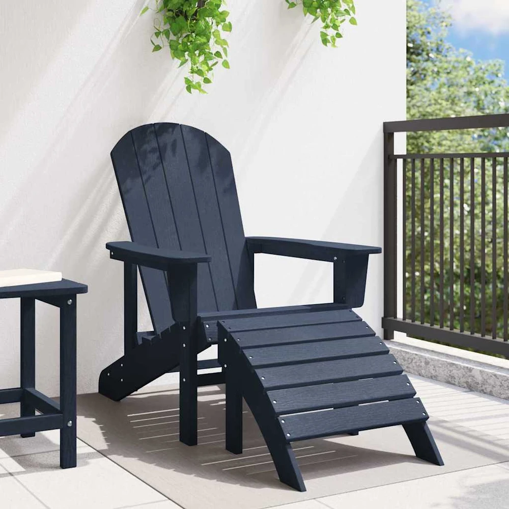 Adirondack kėdė Jūrinė mėlyna HDPE
