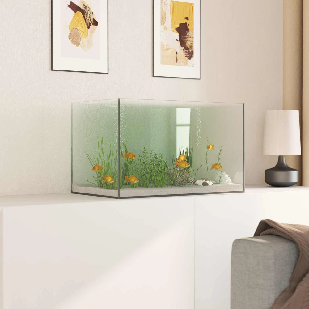 Akvariumas su saugykla Skaidrus 50 x 30 x 30 cm Stiklas